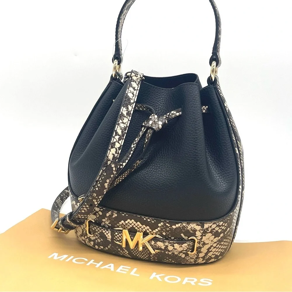 Michael Kors Reed Medium Bucket Crossbody Bag